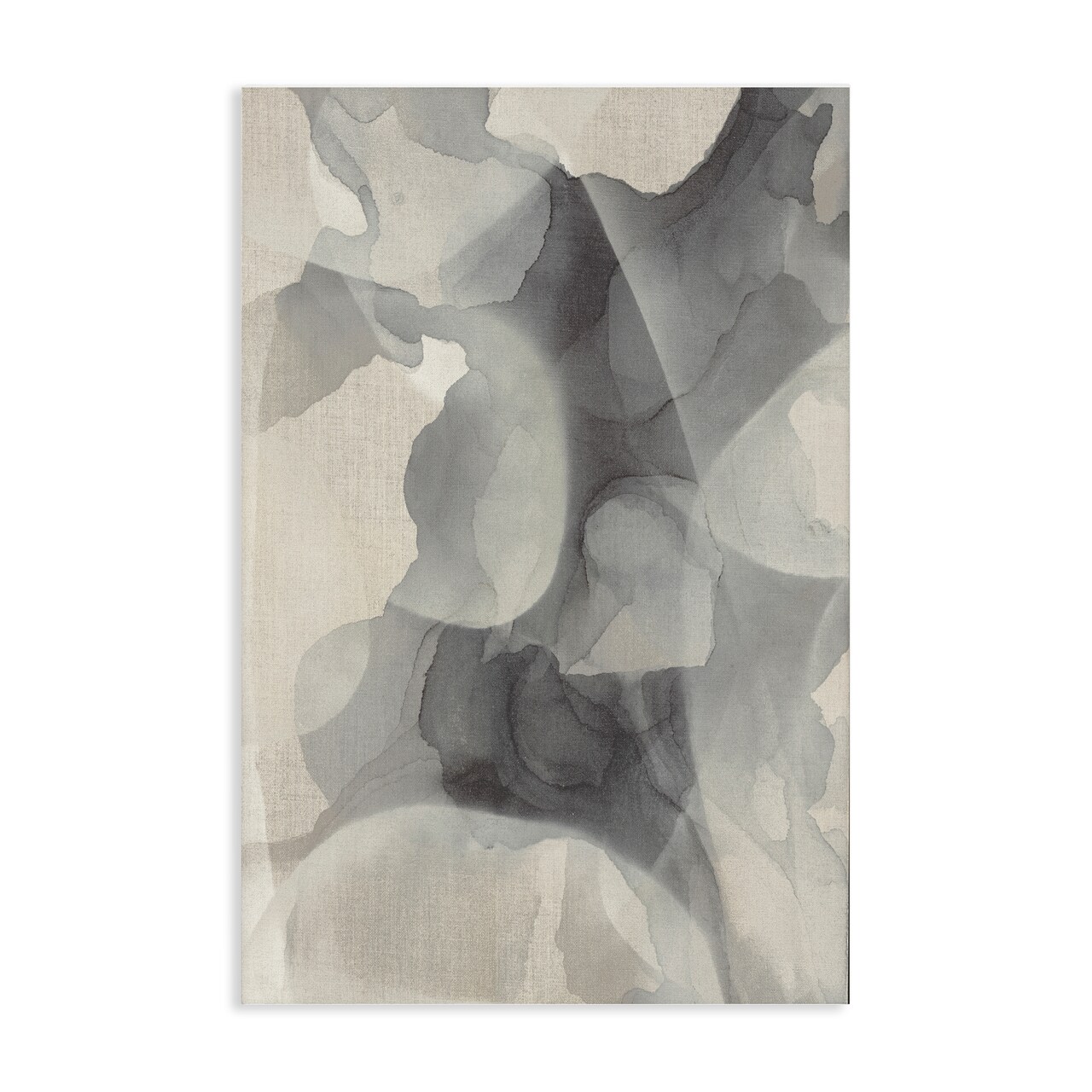 Stupell Industries Mottled Monochrome Abstract Canvas, design by Kippi Leonard
